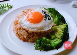 韩式辣白菜炒饭的做法图解7