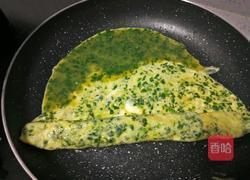 菠菜厚蛋烧的做法图解8