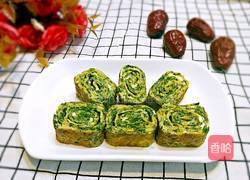 菠菜厚蛋烧的做法图解12