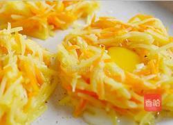 鸟巢土豆饼的做法图解5