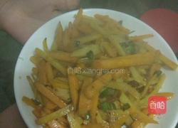 炒番薯条的做法图解7