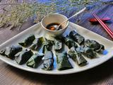 紫苏叶卷大蒜的做法[图]