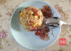 广式香肠煲仔饭的做法图解7