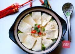 瑶柱沁白菜豆腐的做法图解9