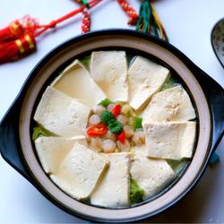 瑶柱沁白菜豆腐的做法[图]