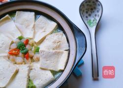 瑶柱沁白菜豆腐的做法图解11