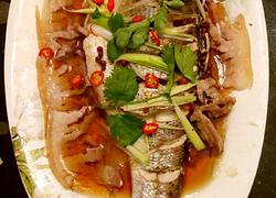 鲁菜大师蒋家菜秘制油泼清蒸鲈鱼