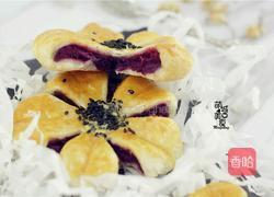 紫薯蝴蝶酥:一款好吃不贵的保健佳品的做法图解10