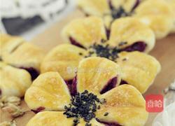 紫薯蝴蝶酥:一款好吃不贵的保健佳品的做法图解11