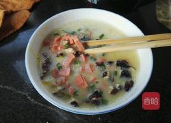 香菇火腿蒸鸡蛋的做法图解4