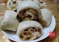 Illustration of how to make red date steamed buns 13