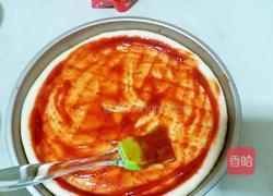 自制培根大虾披萨的做法图解18