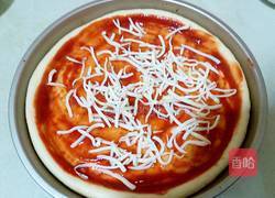 自制培根大虾披萨的做法图解19