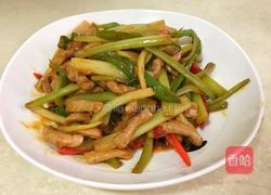 辣炒芹菜肉丝的做法图解5