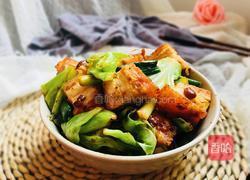 手撕包菜煸澳门烧肉的做法图解13