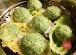 桂花艾草青团的做法图解4