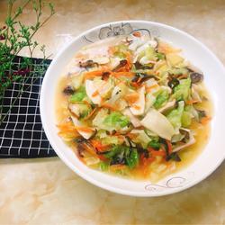 杏鲍菇烩圆白菜的做法[图]