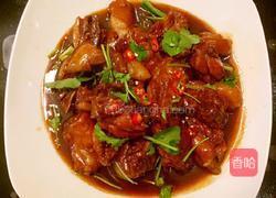 鲁菜大师蒋家菜秘制酱烧猪尾骨的做法图解6