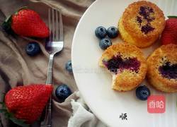 蓝莓爆浆椰香海绵蛋糕的做法图解11