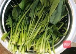家常炝菠菜的做法图解1