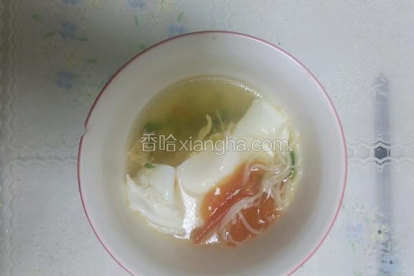西红柿油麦菜鸡蛋面