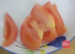 西红柿油麦菜鸡蛋面的做法图解3