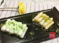 抹茶毛豆年糕的做法图解8