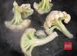 肉炒花菜的做法图解1