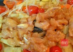 香菇酱鸡肉焗饭的做法图解10