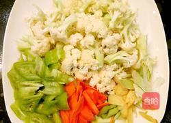 素炒花菜的做法图解2