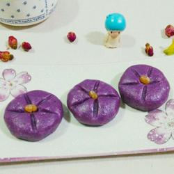 紫薯饼（蜜豆）的做法[图]