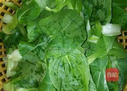 青菜烧鸡的做法图解1