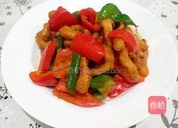 彩椒炒鸡柳的做法图解1