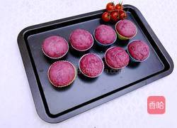 牛奶紫薯馒头的做法图解9