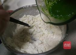 菠菜汁火腿卷的做法图解5