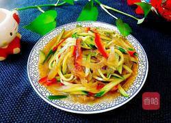 黄瓜海蜇丝的做法图解5