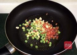 磷虾三鲜炒饭的做法图解4