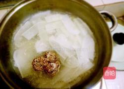 肉丸萝卜汤的做法图解5