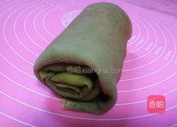 抹茶蜜豆毛巾卷的做法图解13