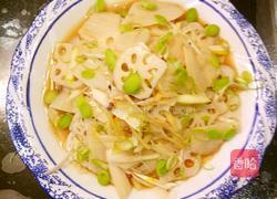 鲁菜大师蒋家菜菜品凉拌麻藕片的做法图解5