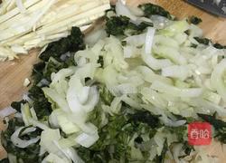 冬笋炒咸菜的做法图解2
