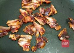 腊肉荷豆的做法图解4