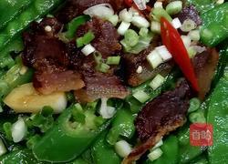 腊肉荷豆的做法图解7
