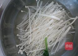 菠菜金针菇汤的做法图解4