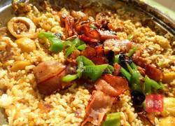 咖喱鱼丸腊肉饭的做法图解4