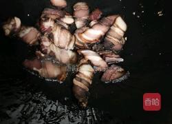 腊肉炒河粉的做法图解3
