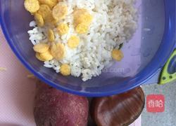 紫薯板栗粥的做法图解1