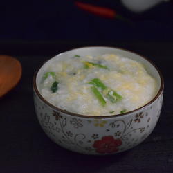菜心蛋粥的做法[图]
