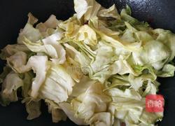 耗油手撕包菜的做法图解4