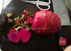 火龙果皮蛋卷的做法图解4